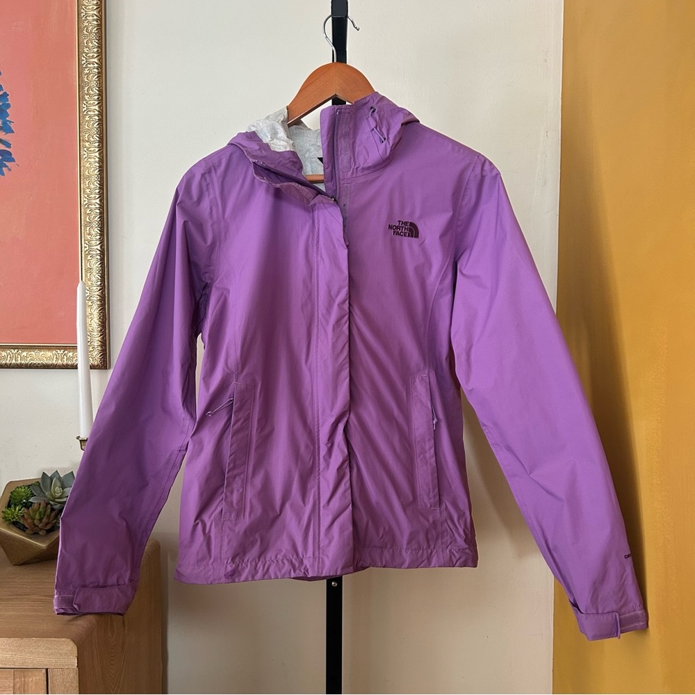 The North Face Dryvent Venture Rain Jacket Windbreaker Waterproof Purple Size XS